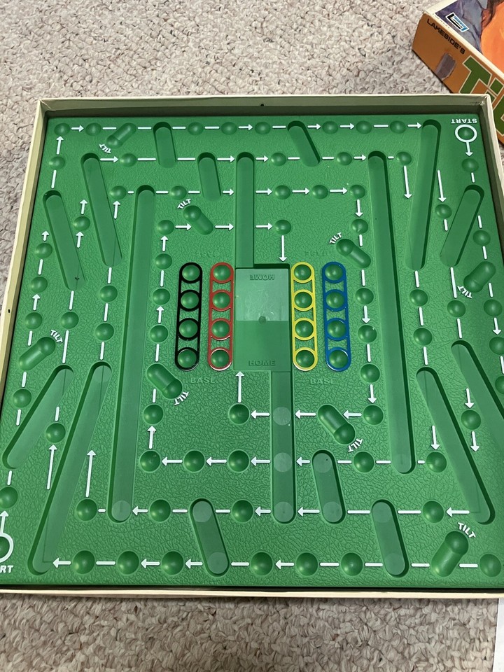Lakeside Aggravating Game of TILT Complete Board Strategy Game 1974 eBay