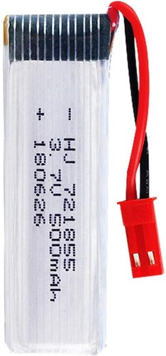 Batteria LiPo da 3,7 V 500 mAh per droni UDI WLtoys | Protezione da sovraccar... - Foto 2 di 4