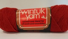 1 Wintuk DK Terra Cotta 201534, 100 Orlon Acrylic 4oz  made in United States.