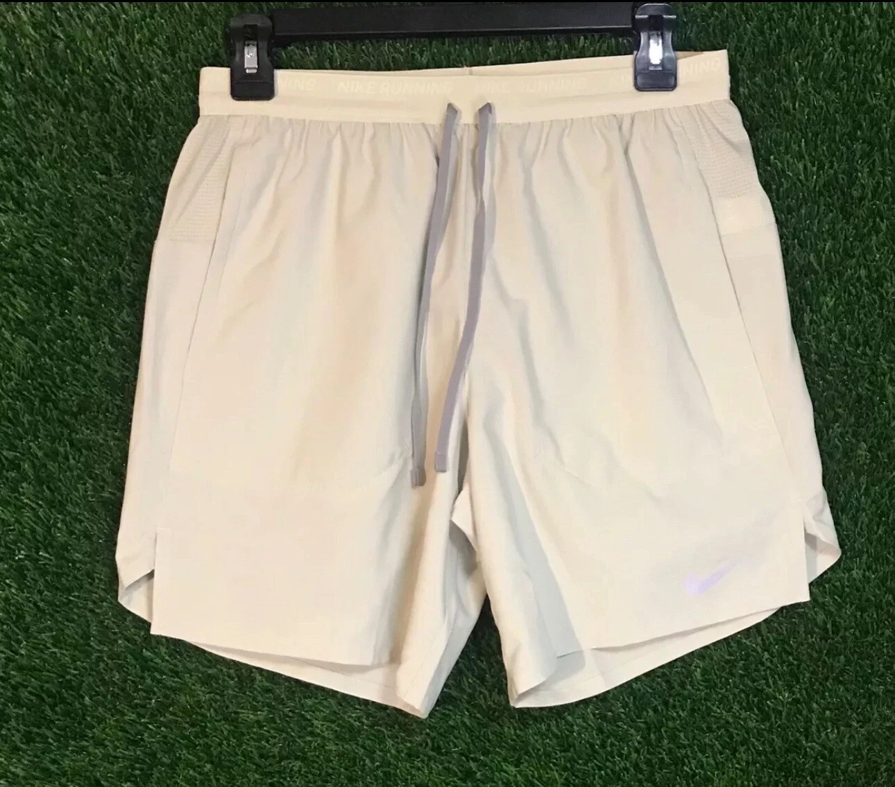 Nike Men's Stride Dri-Fit 7" 2-in-1 Running Shorts X-Large DM4759-371 Olive Aura
