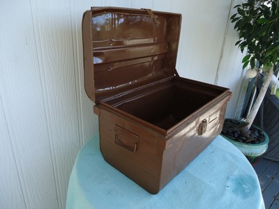 antique white toy chest