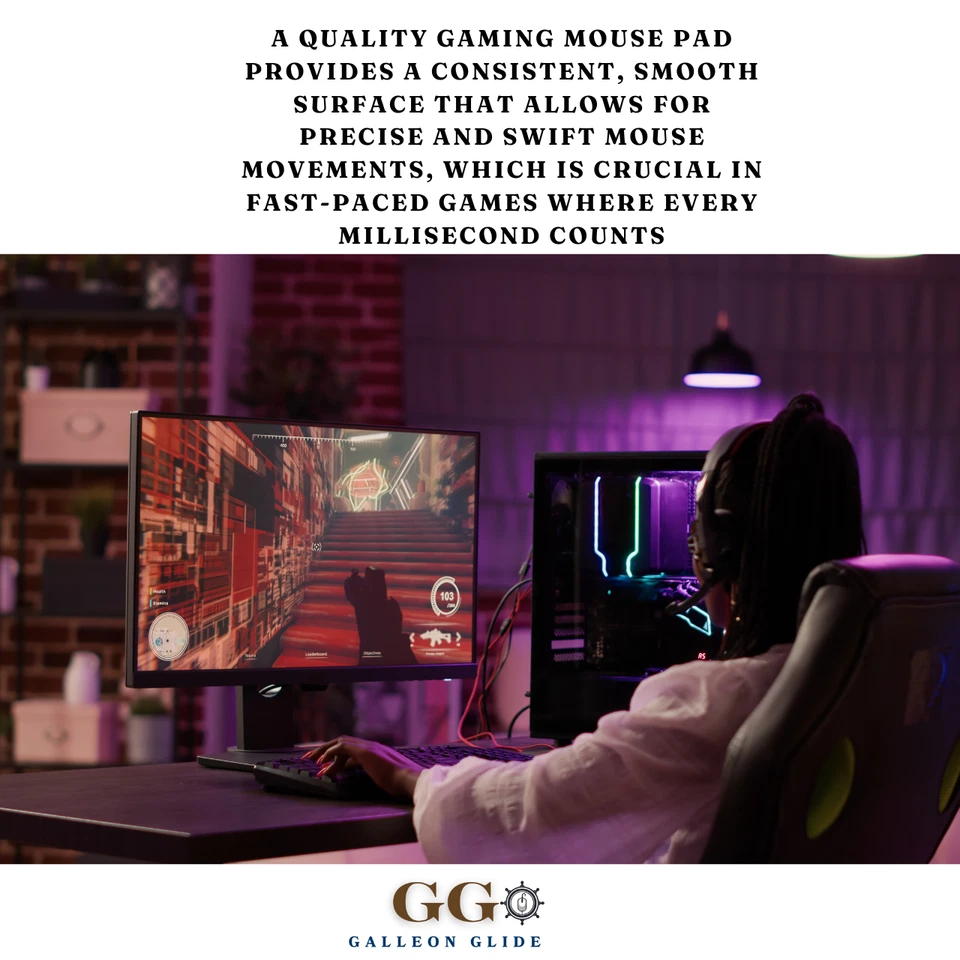 Gaming Precision Mouse Pad - Enhanced Control, Speed and Tracking. - Image 4 of 4