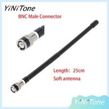 Antena macho BNC de 27 MHz para radio CB portátil de mano Cobra Midland Uniden
