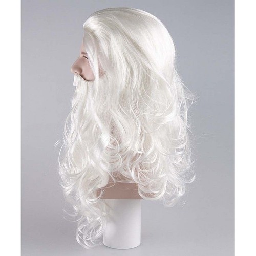 Styles Adult Men Merry Christmas Xmas Party Deluxe Santa Claus Wig And Beard Set - Picture 64 of 112