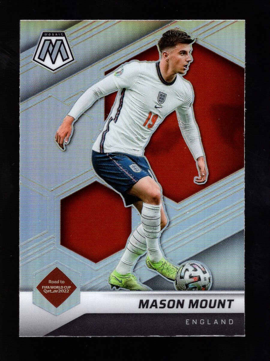 2021-22 MOSAIC FIFA WORLD CUP SILVER PRIZM #37 MASON MOUNT ENGLAND