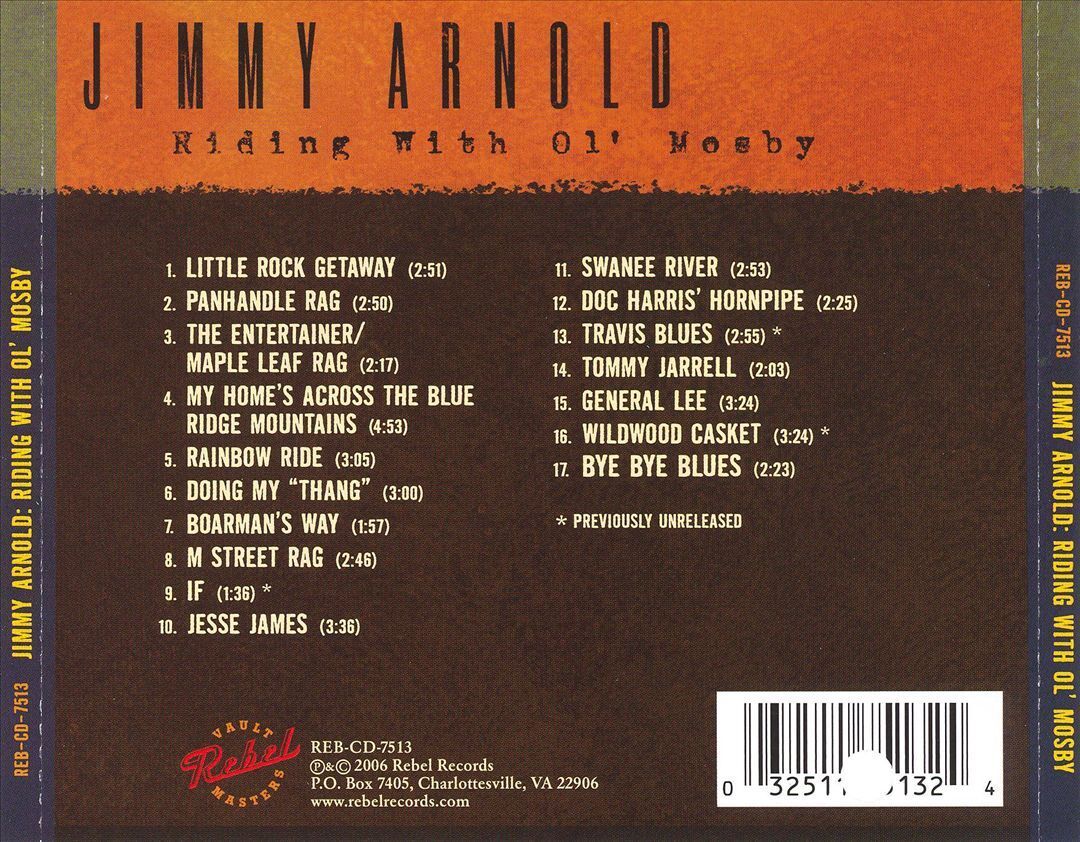 JIMMY ARNOLD RIDING WITH OL' MOSBY NEW CD 32511751324 | eBay JIMMY ARNOLD RIDING WITH OL' MOSBY NEW CD 32511751324 | eBay