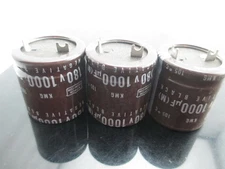 3pcs Nippon Chemi-Con NCC KMG 1000mfd 180V 1000UF electrolytic Capacitor 35X35mm