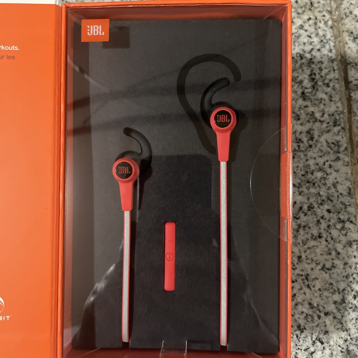 ヘッドホン JBL SYNCHROS REFLECT BT RED JBL Synchros Reflect In-Ear Sport Red Headphones for sale online