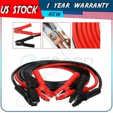 0 Gauge Heavy Duty Booster Jumper Cables 20FT Emergency Car Battery Jump 3000AMP