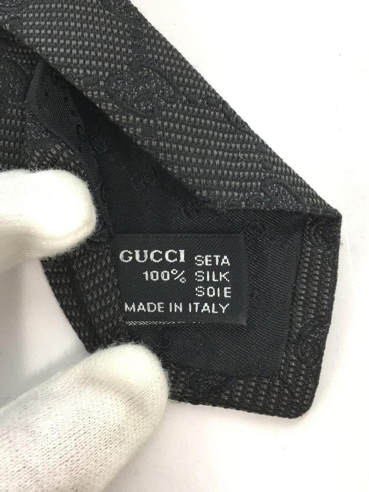 GUCCI silk necktie mens Used eBay