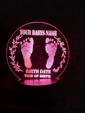 Custom LED acrylic night light