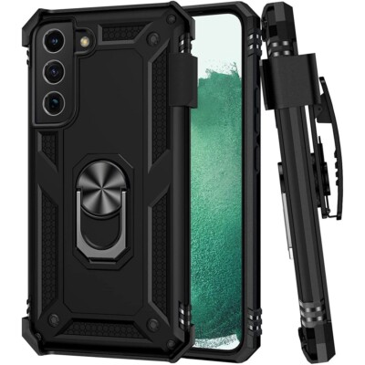 For Samsung Galaxy S24 Plus - Holster Case Belt Clip Swivel Cover Kickstand