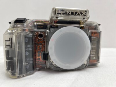 Pentax SF1/SFX Transparent 35mm film camera demonstrator 