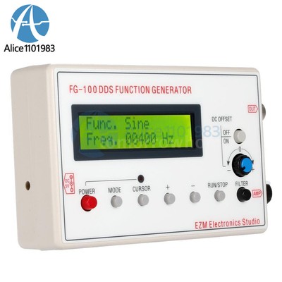 FG-100 DDS Function Signal Generator Module 1HZ-500KHz Sine + Square Wave