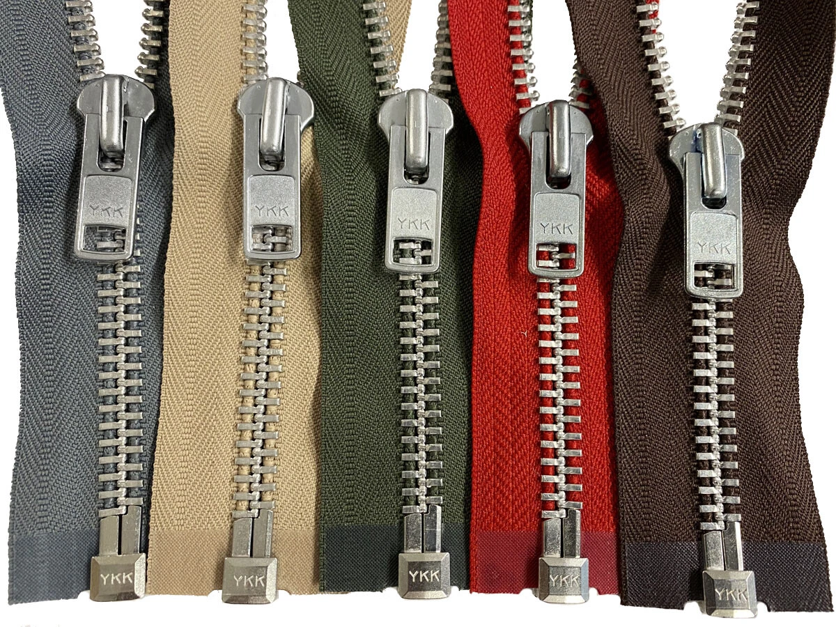 Heavy Duty Navy, NON-Separating Metal Zipper