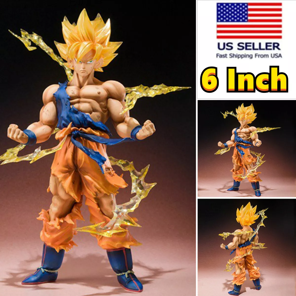 Boneco Dragon Ball Goku Super Saiyajin