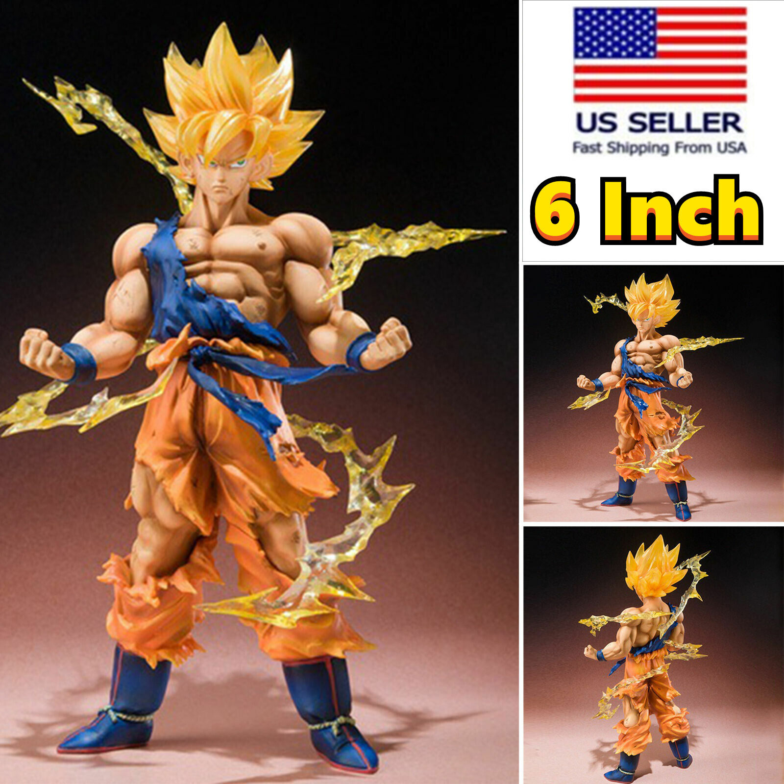 Dragon Ball z Action Figure Son Goku Super Saiyan Toy PVC Statue Gift 6 inch Toy