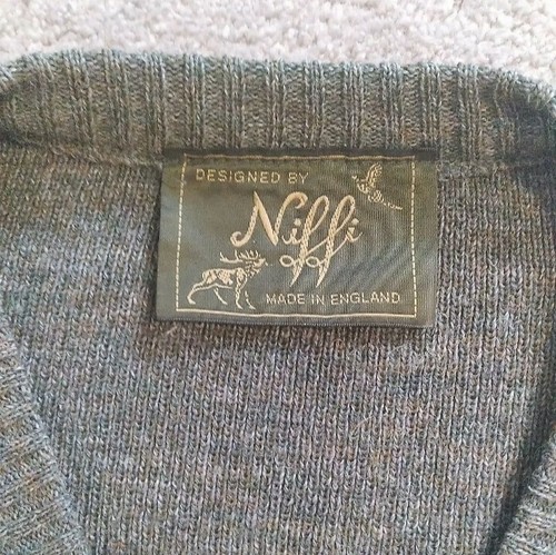 V-neck Knit Mens Sweater Jumper 