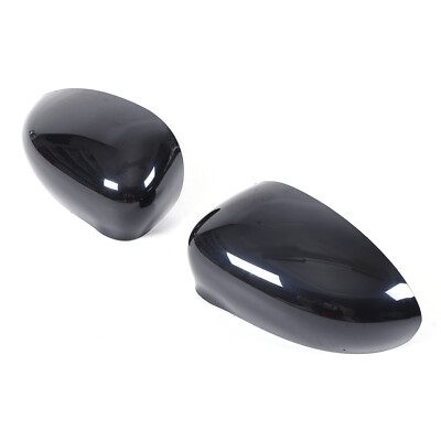 #ad Side View Mirror Cap Cover Gloss Black Replacement Fits Fiat 500 Abarth595 2010 $28.99