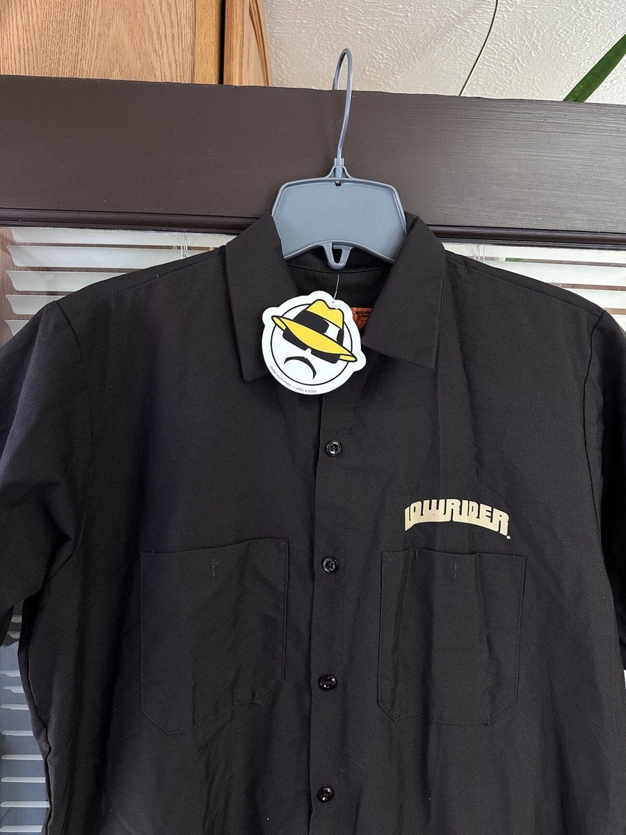 NEW LOWRIDER Red Kap Button Up Brown Shirt Chicano NWT EST