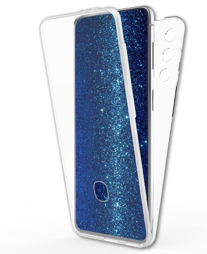 COVER 360 Per SAMSUNG GALAXY S22 CUSTODIA FRONTE RETRO TRASPARENTE IN SILICONE - Photo 1/9