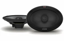 Alpine R-S69.2, R Series 6x9" 2 Way Coaxial Car Speakers - 300 Watts Peak