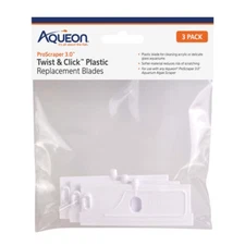 Aqueon ProScraper 3.0 Twist & Click Plastic Replacement Blades 3 pack