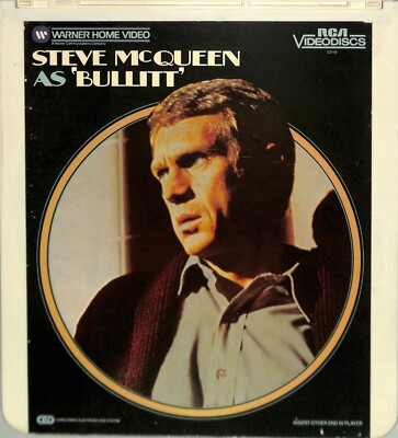 Bullitt (1968) Vintage CED Videodisc