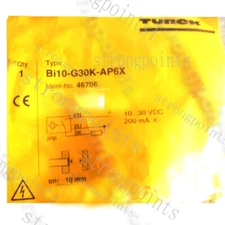 1PC TURCK  BI10-G30K-AP6X 46706 Inductive sensor PNP ~