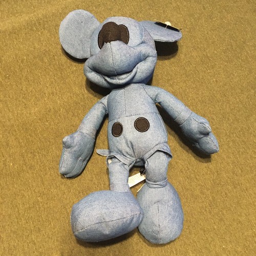 Mickey Mouse Disney X AE Blue Denim American Eagle Special Edition Plush Doll
