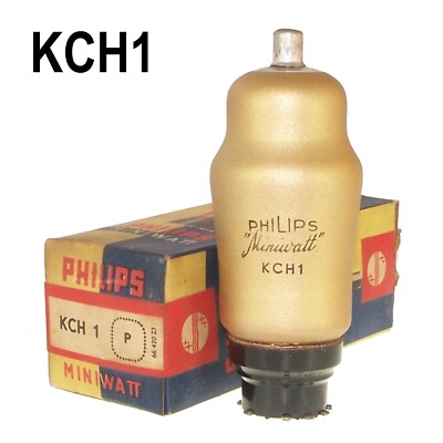 KCH 1 Philips / NOS in OVP / Geprüft mit Röhrenprüfgerät Metrix LX109A.