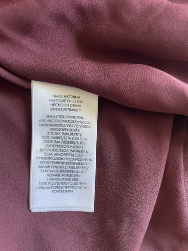 EUC Polo Ralph Lauren Burn-Out Velvet Wrap Maxi Dress Burgundy Size 2 - Picture 11 of 17