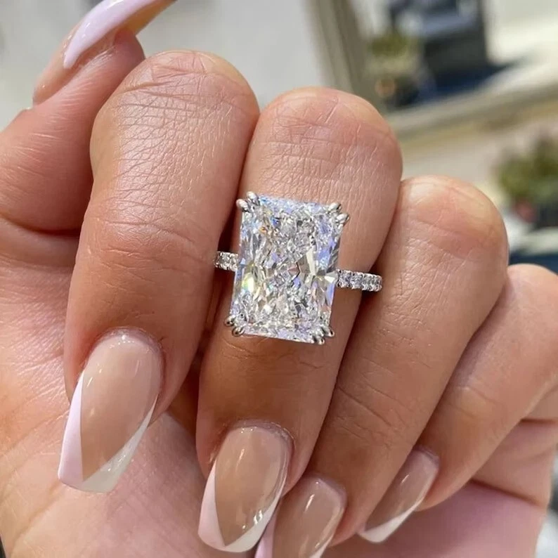3 ct radiant sale cut diamond ring