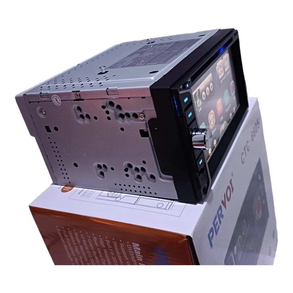 Autoradio 7 " 2 DIN DVD CD 1080p Video lettore Bluetooth Touch Screen Radio - Immagine 3 di 4