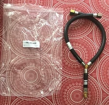 MENSI 3/8″ Flare Gas Grill Flexible Connection Pipe Y Splitter Propane Hose Pipe