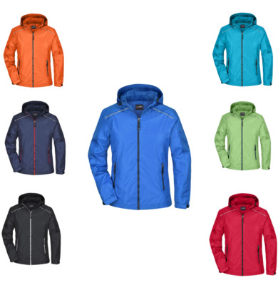 JN1117 Ladies' Rain Jacket  Sportliche, funktionale Outdoorjacker, wasserdicht