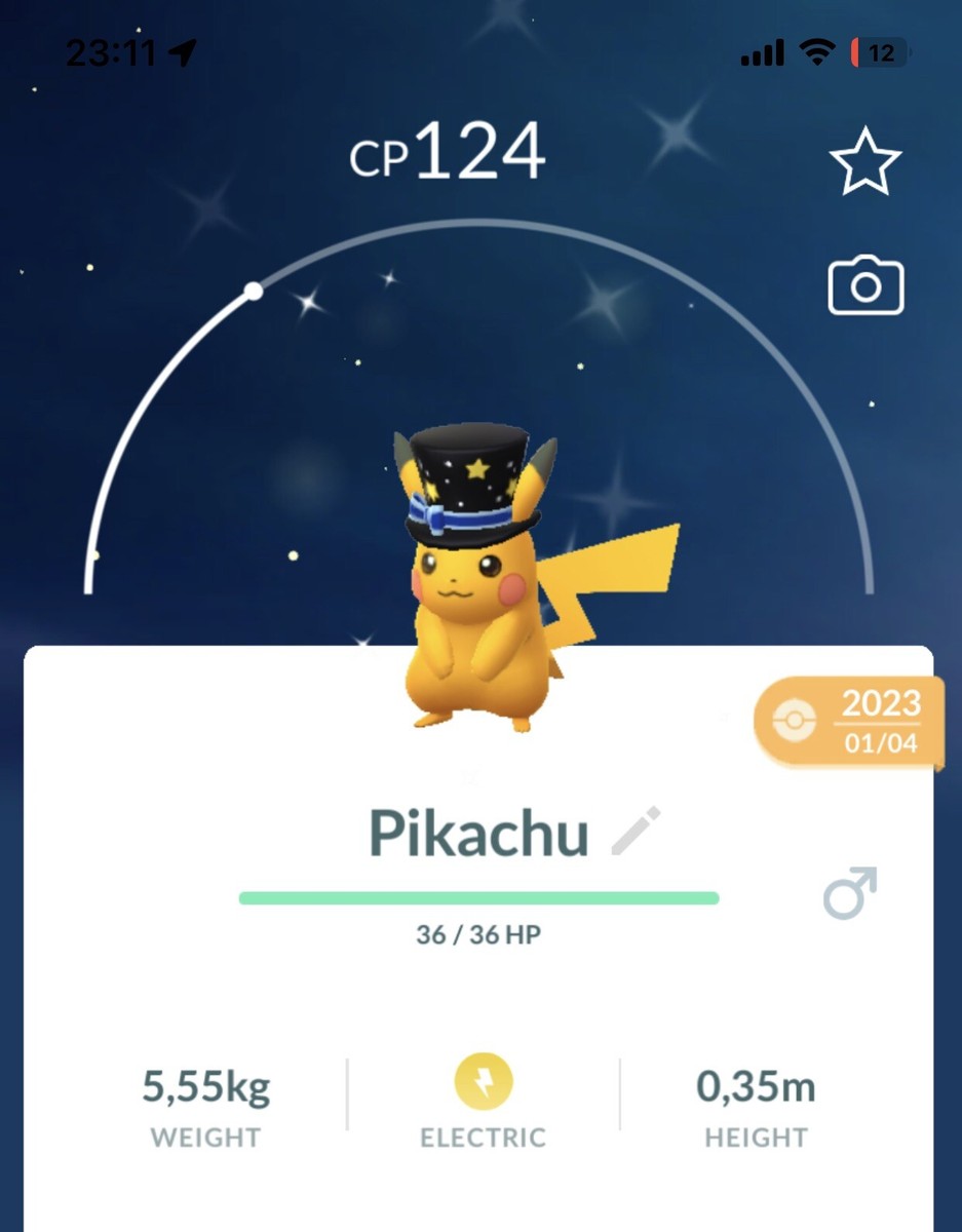 Pokémon Go Shiny Pikachu Dapper With Red Accents | Trade 20K - Foto 5