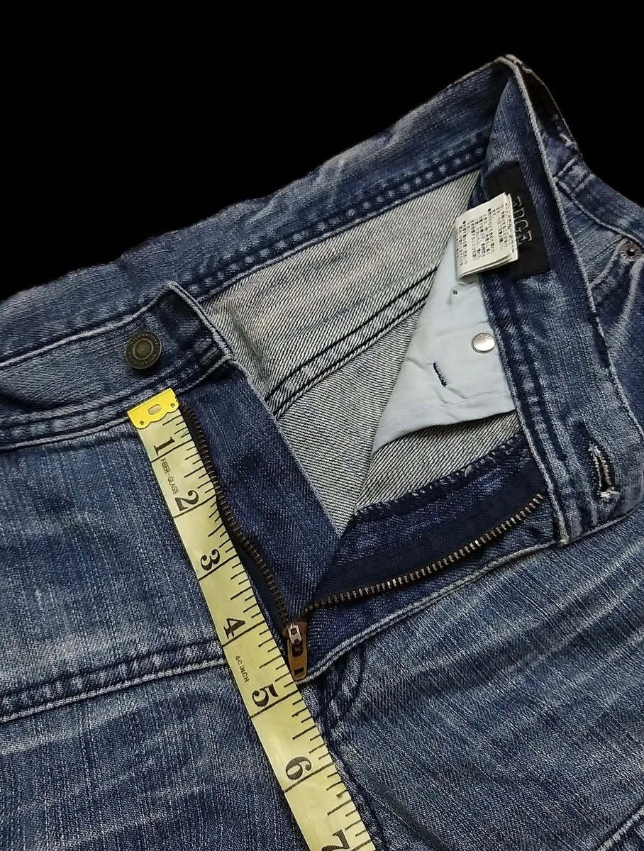 JAPANESE BRAND EDGE RUPERT PATCHWORK NON SELVEDGE DENIM PANT