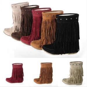 low moccasin boots