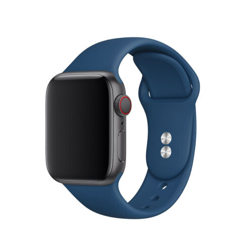 Cinturino Silicone Sport 40/44/41/45/49mm per Apple Watch Serie 9 8 7 6 5 4 SE - Foto 44 di 69