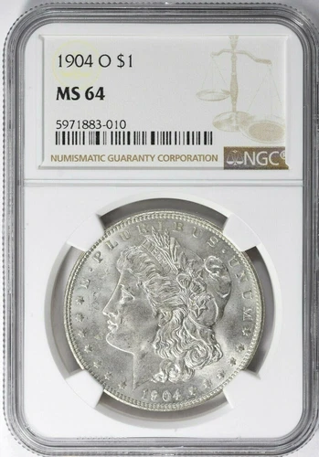 1904-O Morgan Silver Dollar NGC MS64  #5971883-010 -  6
