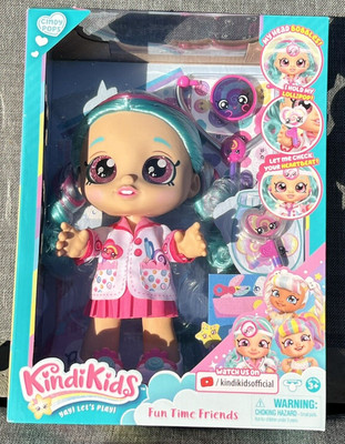  NEW Kindi Kids Fun Time Friends 10 inch Doll - CINDY POPS Doctor Accessories 