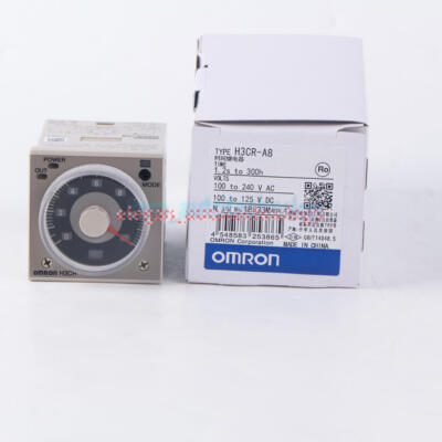 1PC NEW OMRON H3CR-A8 TIMER,8 PIN,100-240VAC,100-125VDC