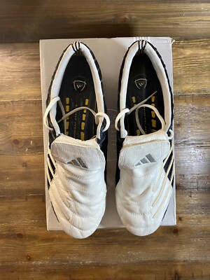 Adidas F50 Spider Size 10 Men's White Black With Inserts F50 Xtrx
