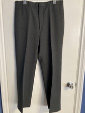 Levi's Pants Men's 36 Gray Action Slacks Flat Front WP 3524 Vintage 1828
