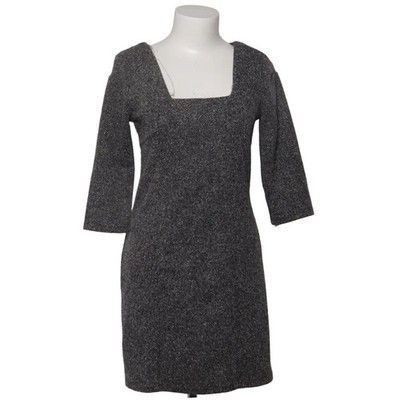 Ichi, Kleid, Größe: M, Grau/Schwarz, Polyester/Viskose, Einfarbig, Tweed #OAV