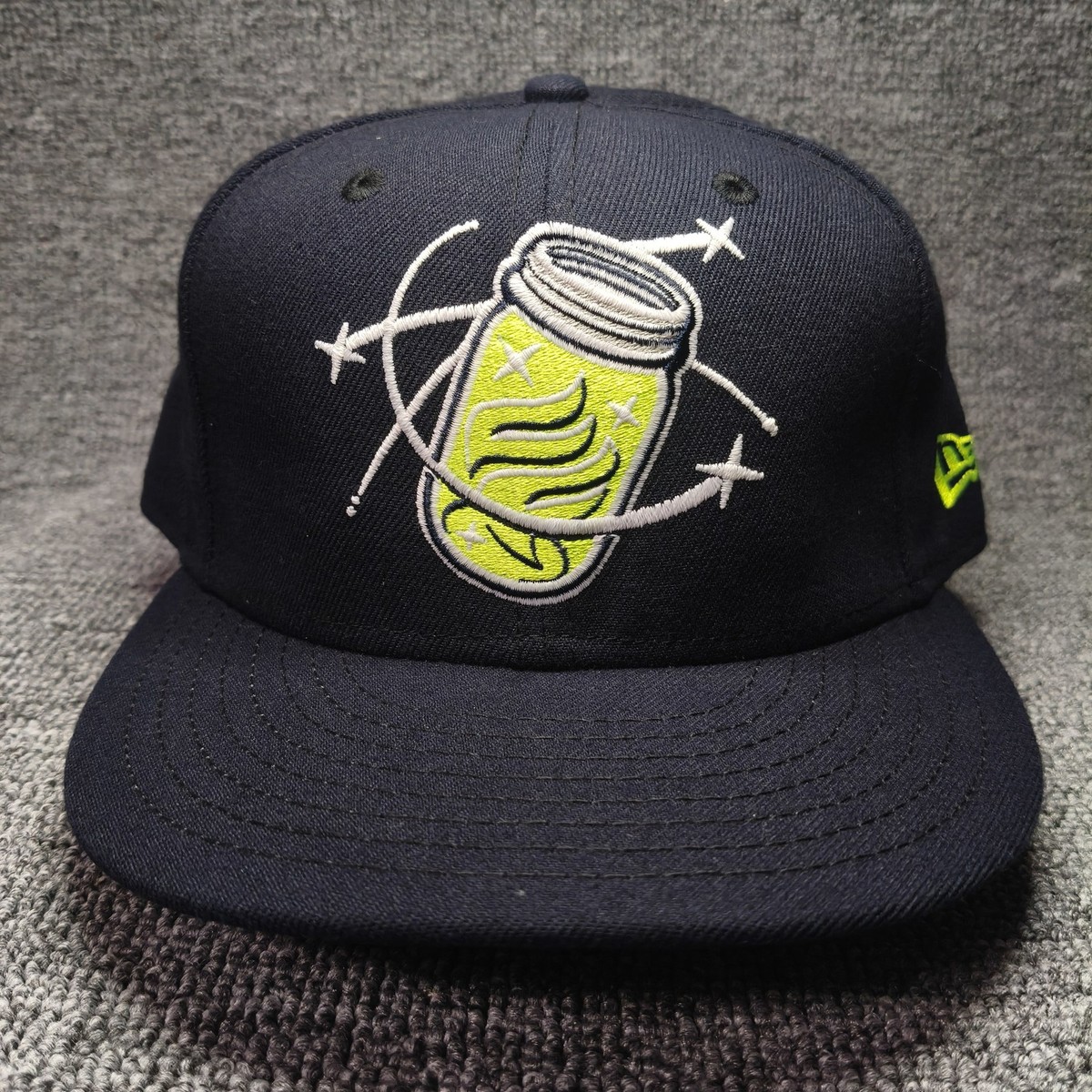 New Era Tennis 59FIFTY Fitted Hat Navy Blue 7 1 8 Flat Brim