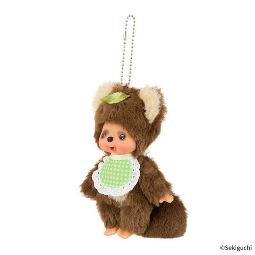 Peluche poupée Sekiguchi Monchhichi FriendS Tanu S 18 cm