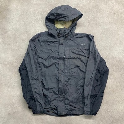 Cabela's Regenjacke Herren Medium Full Zip Packable Outdoor Windbreaker, Grau