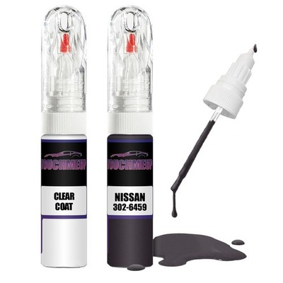 Lackstift für NISSAN DAYTONA VIOLET 302-6459 + Klarlack Pinsel Kratzer Fix Kit